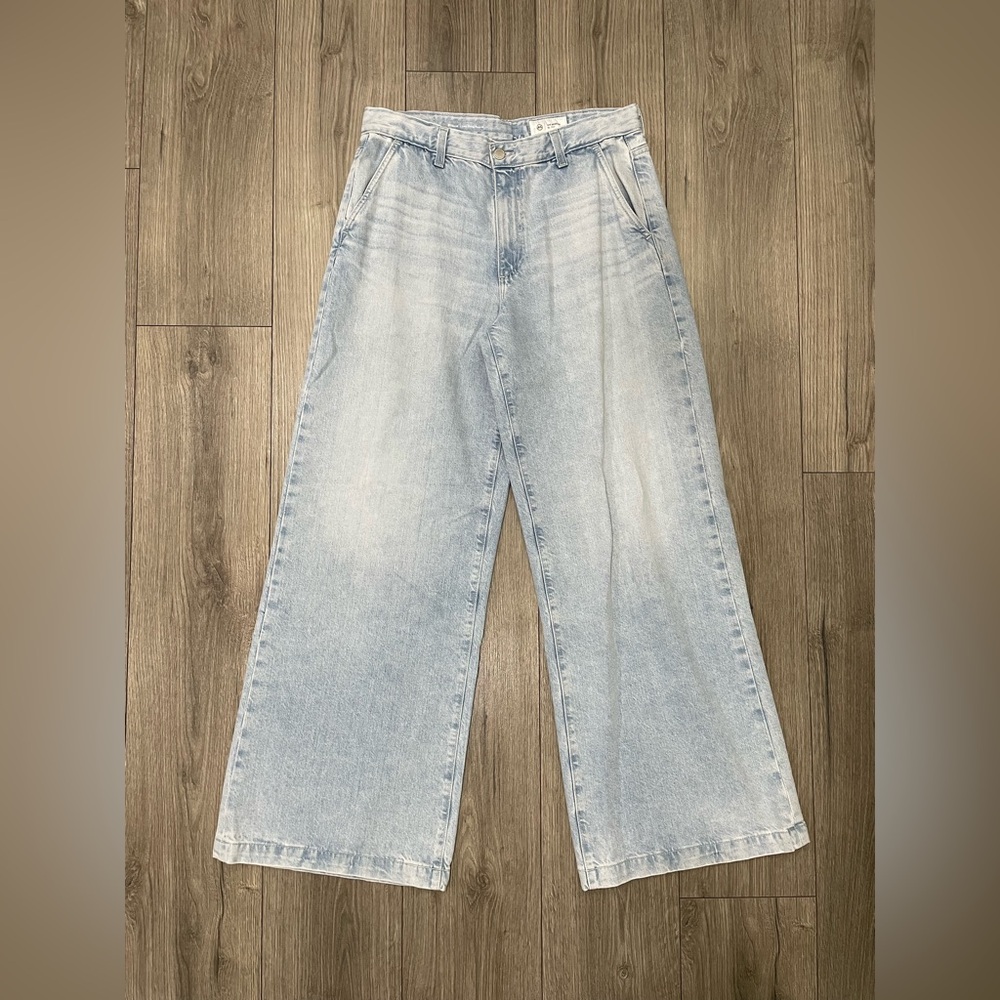 NWOT AG Stella Low‎ Slung Palazzo Jeans in Idol Wash Size 29 - Picture 2 of 11